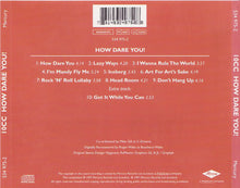 10cc : How Dare You! (CD, Album, RE, RM, RP)