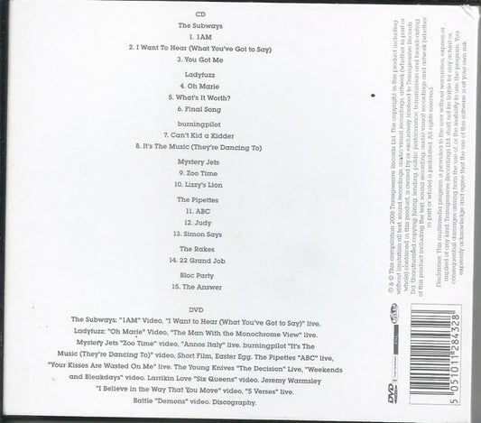 Various : Transgressive Singles Collection: Volume 1 (CD + DVD-V, PAL + Comp, Gat)