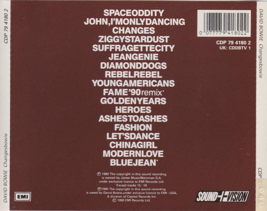 David Bowie : Changesbowie (CD, Comp, RM)