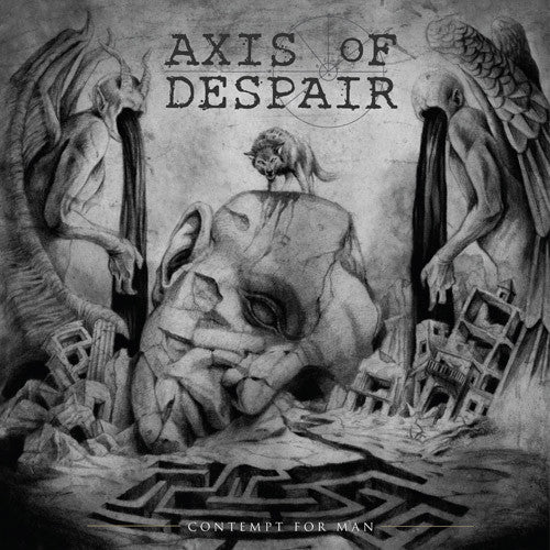 Axis Of Despair : Contempt For Man (LP, Album)