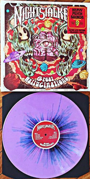 Nightstalker (2) : Great Hallucinations (LP, Album, Ltd, Pur)
