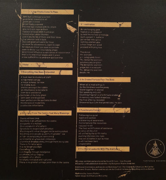 Sow Discord : Quiet Earth (LP, Album, Nat)
