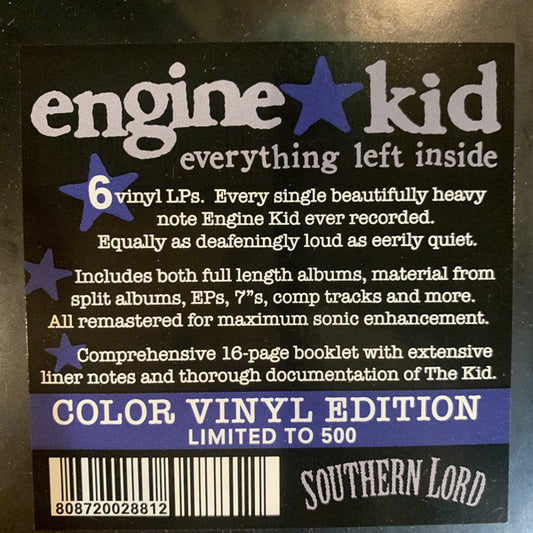 Engine Kid : Everything Left Inside (LP, Comp, Cle + 2xLP, Album, RE, Bro + 2xLP, Album)