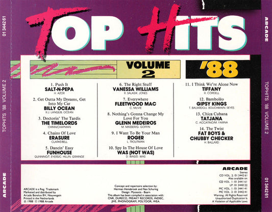 Various : Top Hits '88 Volume 2 (CD, Comp)