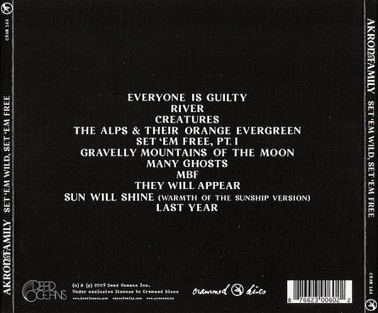 Akron/Family : Set 'Em Wild, Set 'Em Free (CD, Album)