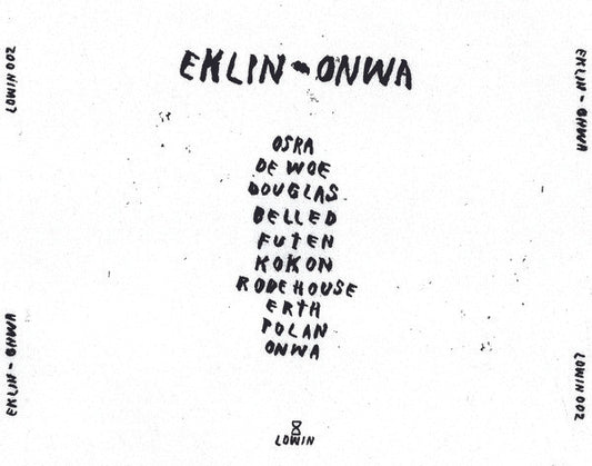 Eklin (2) : Onwa (CD, Album)
