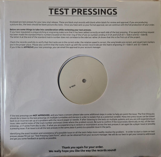 Sex Swing : Grade A Peanut Sauce (LP, TP)