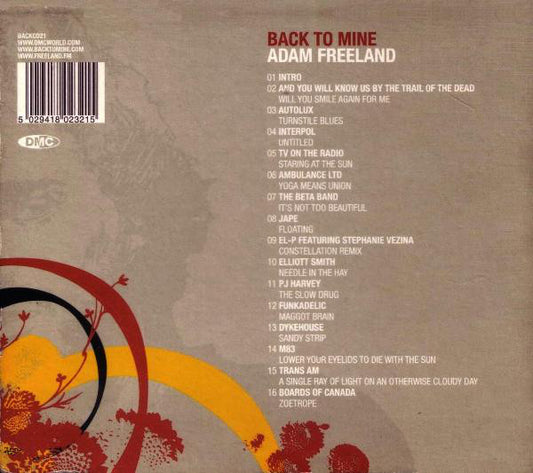 Adam Freeland : Back To Mine (CD, Mixed)