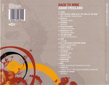 Adam Freeland : Back To Mine (CD, Mixed)