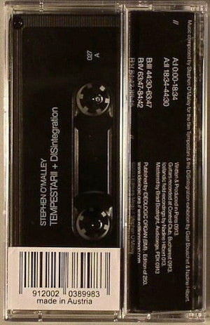 Stephen O'Malley : Tempestarii + DISintegration (Cass, Ltd)