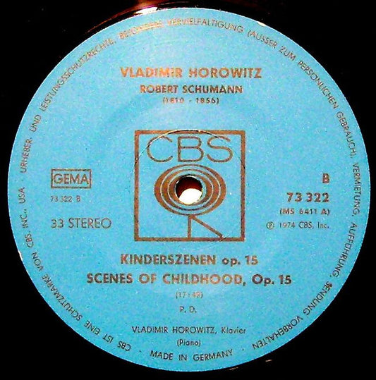 Vladimir Horowitz - Beethoven* / Schumann* : Pathetique / Kinderszenen - Scenes Of Childhood (LP, Comp)