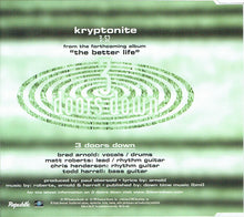 3 Doors Down : Kryptonite (CD, Promo)