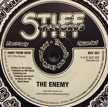 The Enemy (6) : Away From Here (7", Single, Ltd)