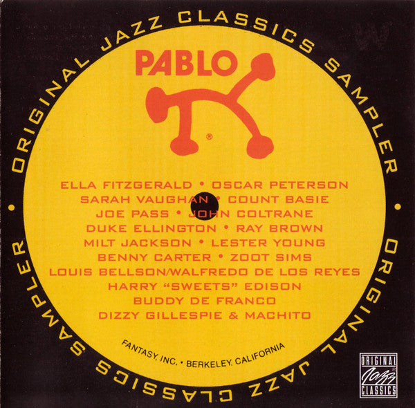 Various : Pablo Original Jazz Classics Sampler (CD, Comp, RM)