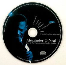 Alexander O'Neal : Live At The Hammersmith Apollo - London (2xCD, Album)