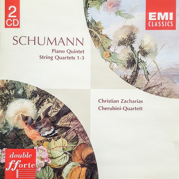 Schumann*, Christian Zacharias, Cherubini-Quartett : Piano Quintet • String Quartets 1-3 (2xCD, Album, Comp, RE)