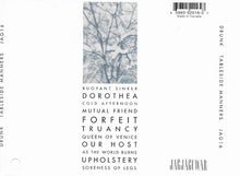 Drunk (2) : Tableside Manners (CD, Album)