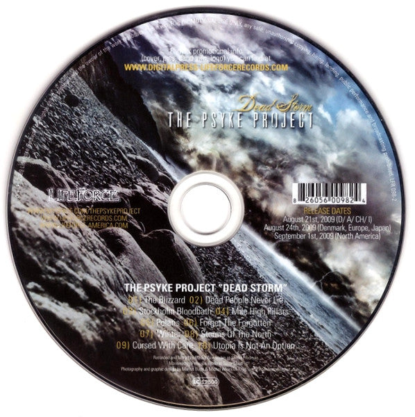 The Psyke Project : Dead Storm (CD, Album, Promo)