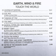 Earth, Wind & Fire : Touch The World (CD, Album)