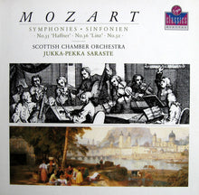 Scottish Chamber Orchestra, Jukka-Pekka Saraste - Wolfgang Amadeus Mozart : Symphonies - No. 35 'Haffner' ・ No. 36 'Linz' ・ No. 32 (LP, Album)