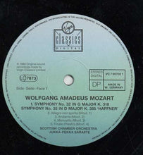 Scottish Chamber Orchestra, Jukka-Pekka Saraste - Wolfgang Amadeus Mozart : Symphonies - No. 35 'Haffner' ・ No. 36 'Linz' ・ No. 32 (LP, Album)