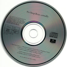 Pet Shop Boys : Actually (CD, Album)