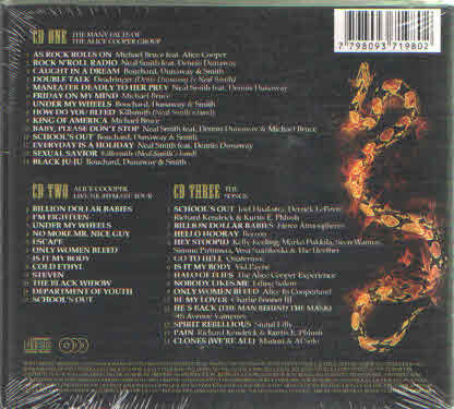 Various : The Many Faces Of Alice Cooper (3xCD, Comp)