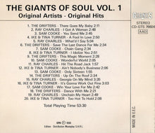 Various : Giants Of Soul Vol. 1 (CD, Comp)