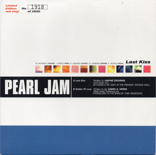 Pearl Jam : Last Kiss (7