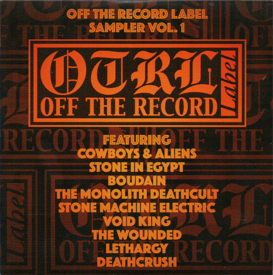 Various : Off The Record Label Sampler Vol. 1 (CD, Promo, Smplr)