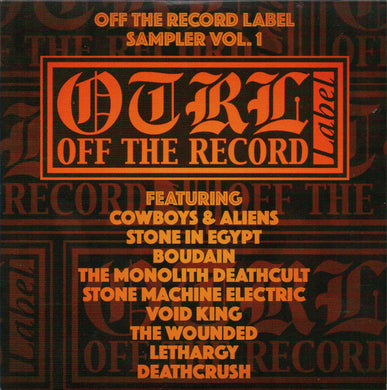 Various : Off The Record Label Sampler Vol. 1 (CD, Promo, Smplr)
