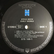 Steve Reich : Early Works (LP, Comp)