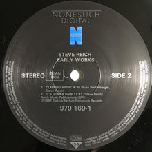 Steve Reich : Early Works (LP, Comp)