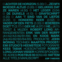 Robert Long : Achter De Horizon (CD, Album, RE)