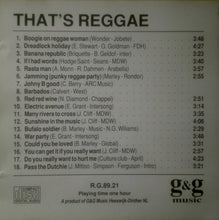 Unknown Artist : That's Reggae (CD, Comp)