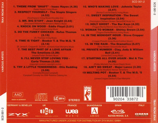 Various : Trax From Stax (CD, Comp)