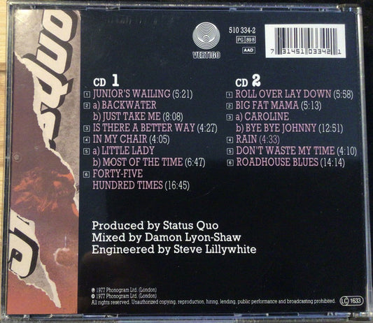 Status Quo : Live (2xCD, Album, Fat)