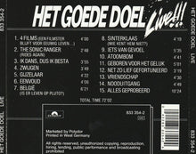Het Goede Doel : Live!!! (CD, Album, RE)