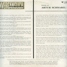 Ludwig van Beethoven : Artur Schnabel  V (10", Album)