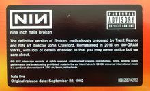 Nine Inch Nails : Broken (12", S/Sided, MiniAlbum, Etch, 180 + 7" + RE, RM, )