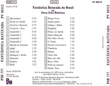 Oscar Echo Ritmistas : Fantástica Batucada Do Brasil (CD)
