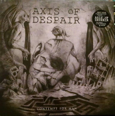 Axis Of Despair : Contempt For Man (LP, Album, Ltd, Gol)