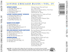 Detroit Junior / Luther "Guitar Junior" Johnson / Queen Sylvia Embry / Big Leon Brooks' Blues Harp Band / Andrew Brown : Living Chicago Blues Volume 4 (CD, Comp, RE)