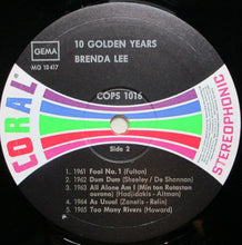 Brenda Lee : 10 Golden Years (LP, Comp, RE)