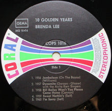 Brenda Lee : 10 Golden Years (LP, Comp, RE)