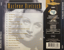 Marlene Dietrich : Marlene Dietrich (CD, Comp)