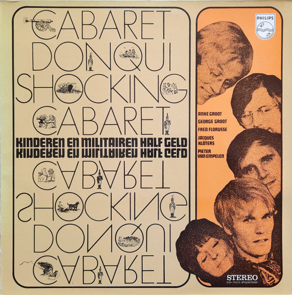 Cabaret Don Quishocking* : Kinderen En Militairen Half Geld (LP, Album)