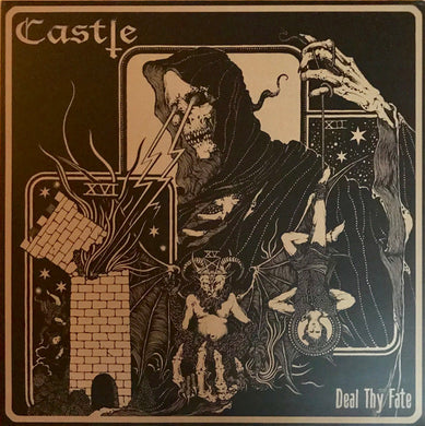 Castle (5) : Deal Thy Fate (LP, Album, Ltd, Mil)