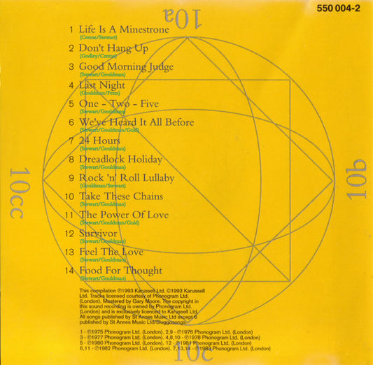 10cc : Food For Thought (CD, Comp)