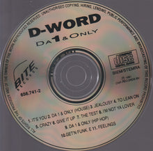 D-word : Da 1 & Only (CD, Album)